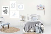 Kids Room Wall/Frame Mock Up 16, a Print Template by Whimsicality (Thumbnail 4 of 4)