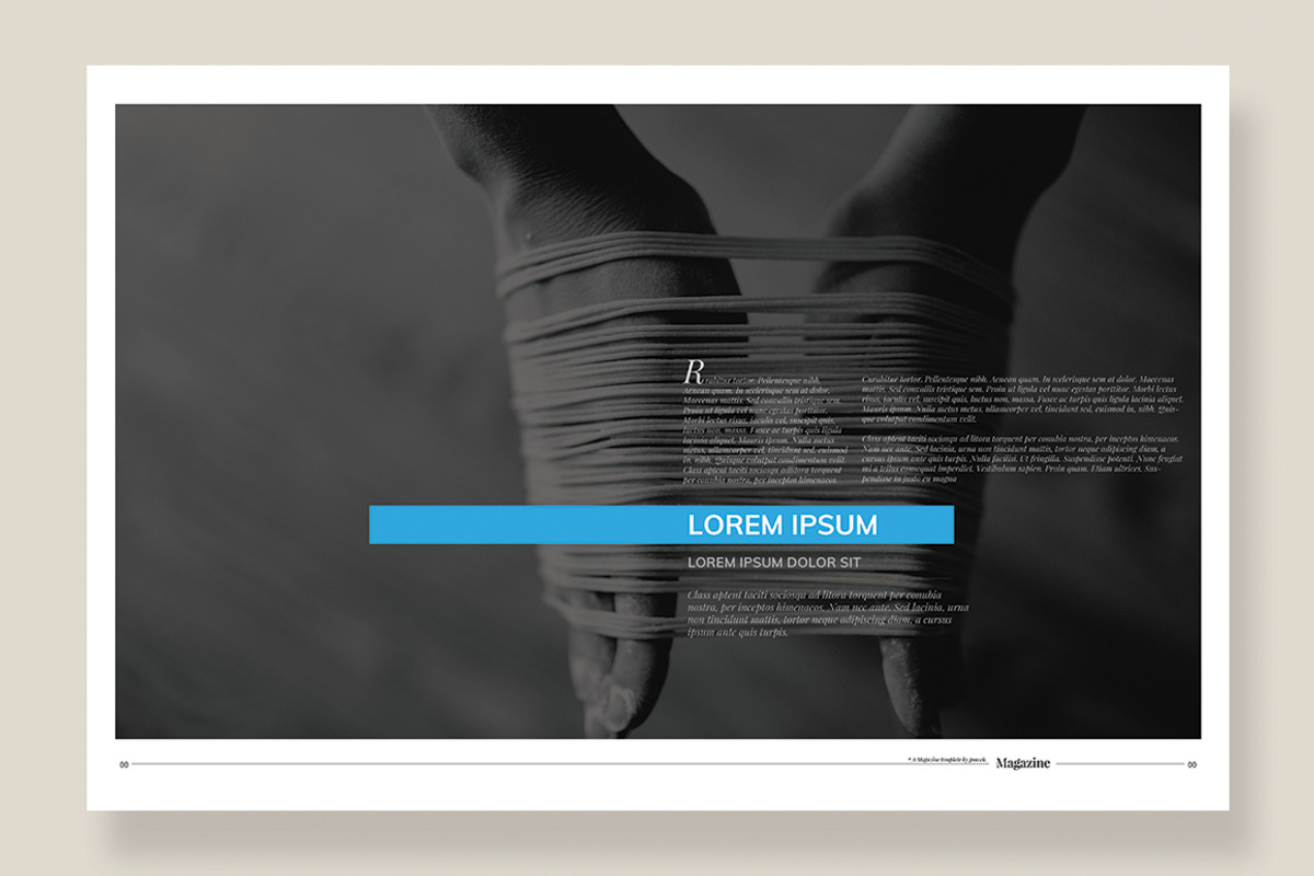 Magazine Template 09, a Magazine Template by pmvch (Photo 7 of 12)