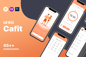 Cafit - Fitness & Workout App Design