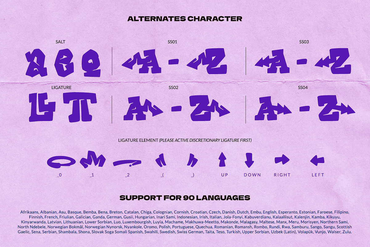 Inkfury, a Symbol Font by Ditatype (Photo 10 of 11)