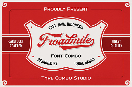 Froadmile Script & Sans + Extras, a Script Font by iqbal habibi