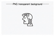 Comic Human Face Profile Icons Set, a Person Illustration by Designfour (Thumbnail 5 of 7)