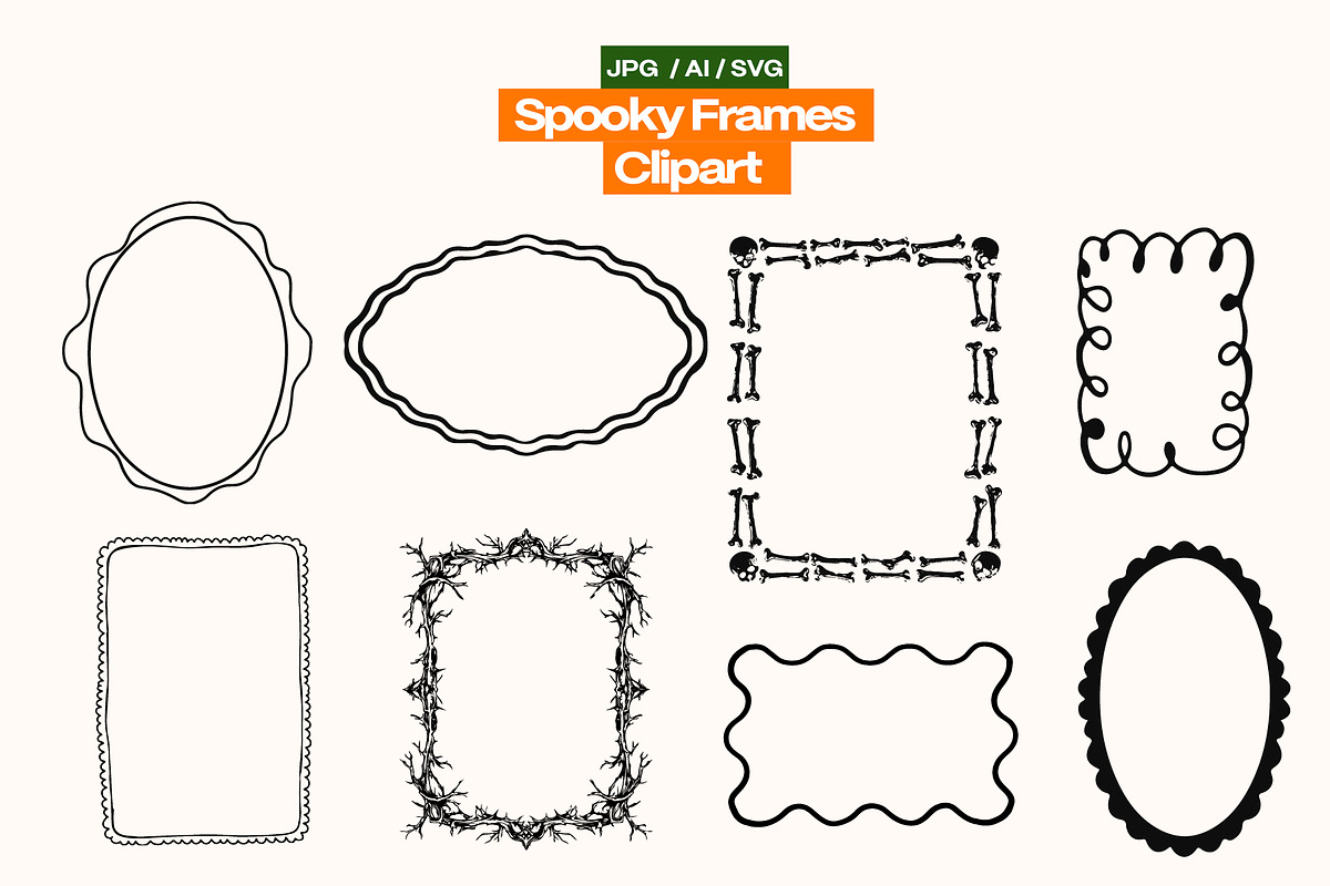 Spooky Halloween Clipart Bundle, a Graphic by The Layered Art (Photo 3 of 4)