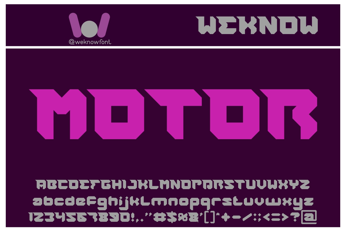 rhinoceros break the wall font, a Font by weknow (Photo 5 of 5)
