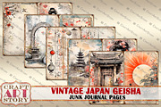 Japan Geisha Junk Journal picture, a Person Illustration by CraftArtStory (Thumbnail 2 of 5)
