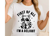 I'm Delight Funny Raccoon SVG Png, an Object Graphic by EllaMaiyaali (Thumbnail 5 of 6)