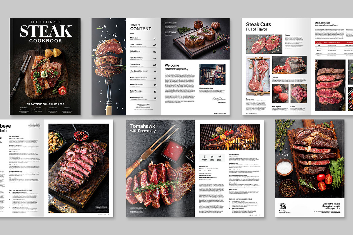 Cookbook Template, a Magazine Template by BrandPacks (Photo 2 of 5)