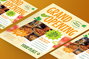 Restaurant Grand Opening Flyer Set, a Flyer Template by Annora Studio (Thumbnail 5 of 6)