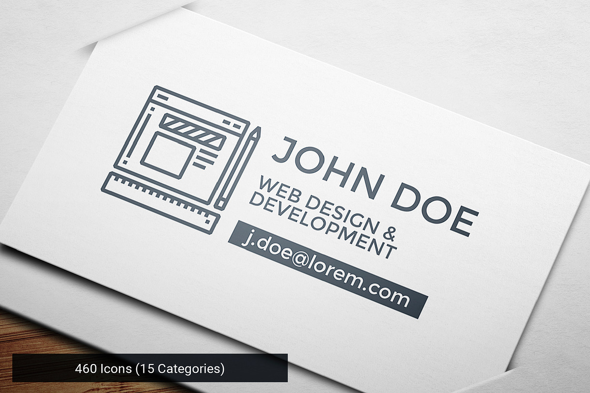 460 Infographic Icons. Free Updates, an Outline Icon by Andrew Kras Design (Photo 4 of 12)