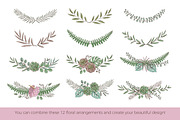 Tropical floral set | 105 elements!, an Object Illustration by bariskina (Thumbnail 9 of 14)