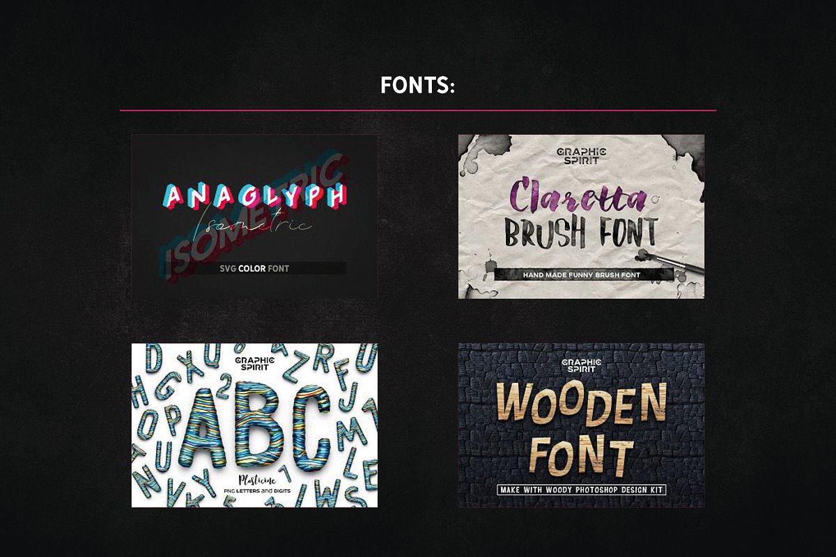 SALE! DESIGNERS ESSENTIAL BUNDLE, a Brushes & More by Graphic Spirit (Photo 8 of 10)
