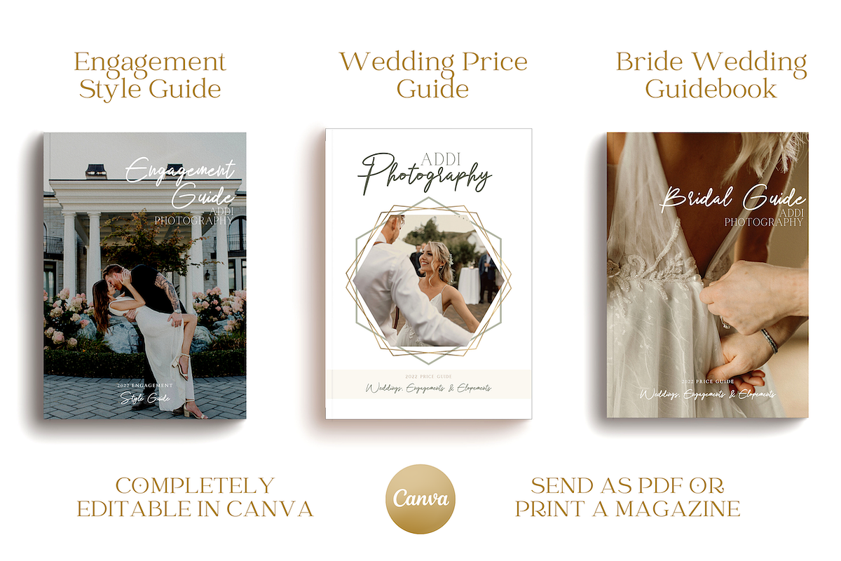 Canva Wedding Guide Brand Bundle, a Magazine Template by Signature Edits (Photo 7 of 9)