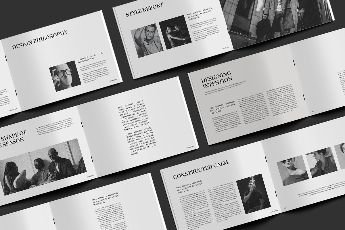 Brochure Portfolio Template, a Brochure Template by Artisan Vibes (Photo 3 of 8)