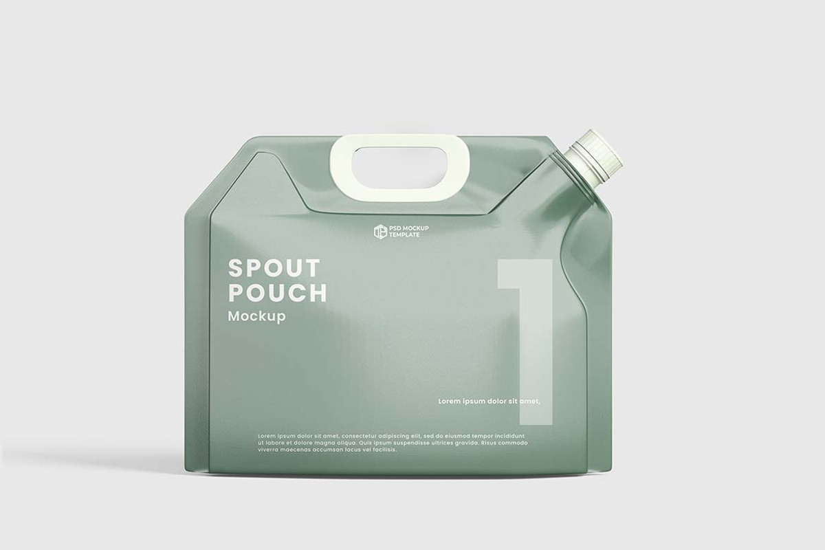 SpoutBag Mockup, a Packaging Mockup by tiyasprabawa (Photo 2 of 5)