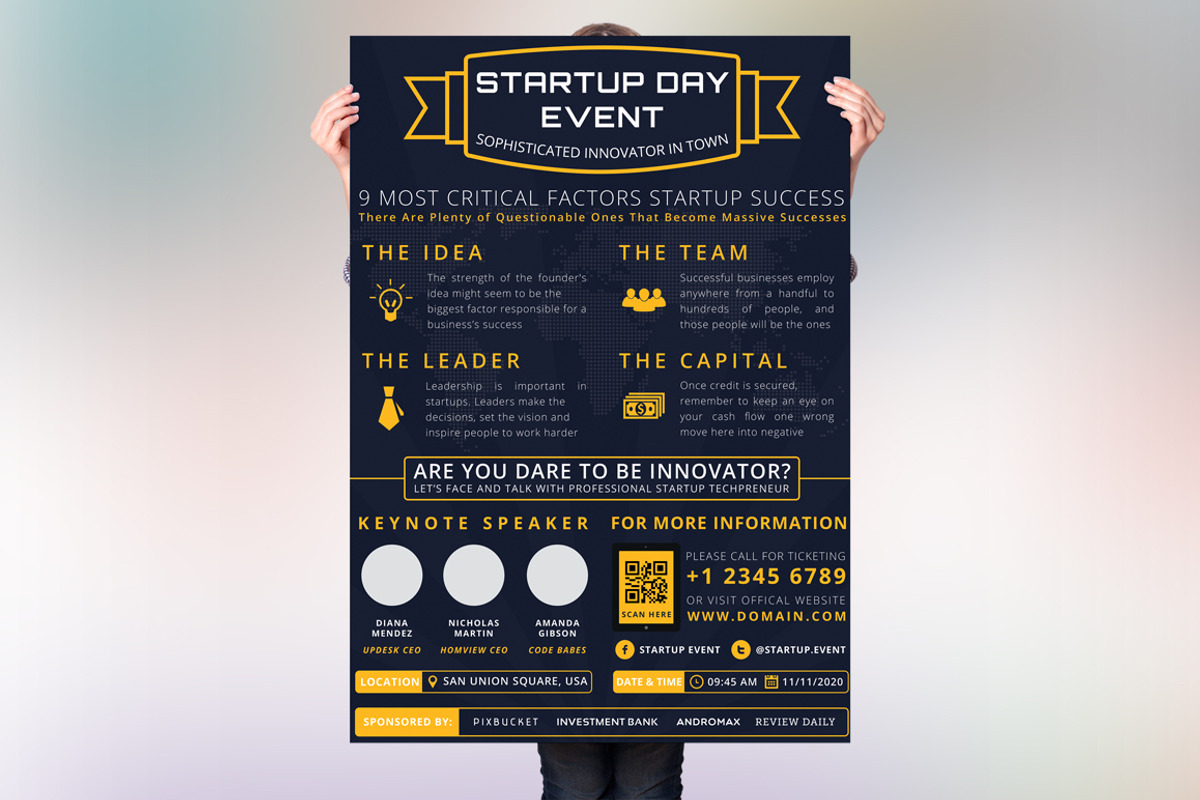 Startup Day Event Flyer, a Flyer Template by Affantjie Photowork (Photo 4 of 5)