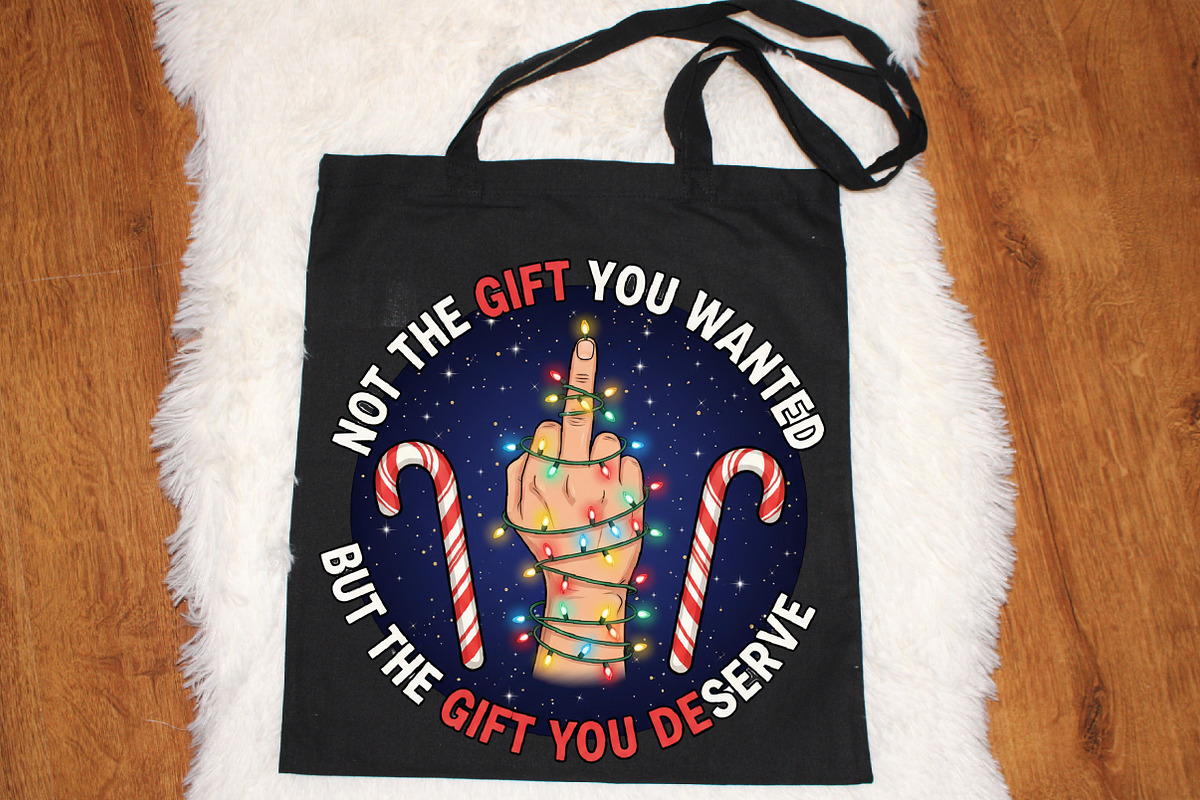 Funny Christmas Middle Finger Png, an Illustration by SinaCreation (Photo 4 of 7)