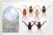 Wildflower clipart collection, an Illustration by Gaynor Carradice Designs (Thumbnail 3 of 3)