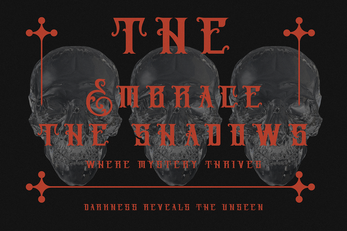 Delysium - A Display Font, a Blackletter Font by Hanstype.com (Photo 8 of 9)