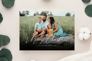 Christmas Card Template CD406