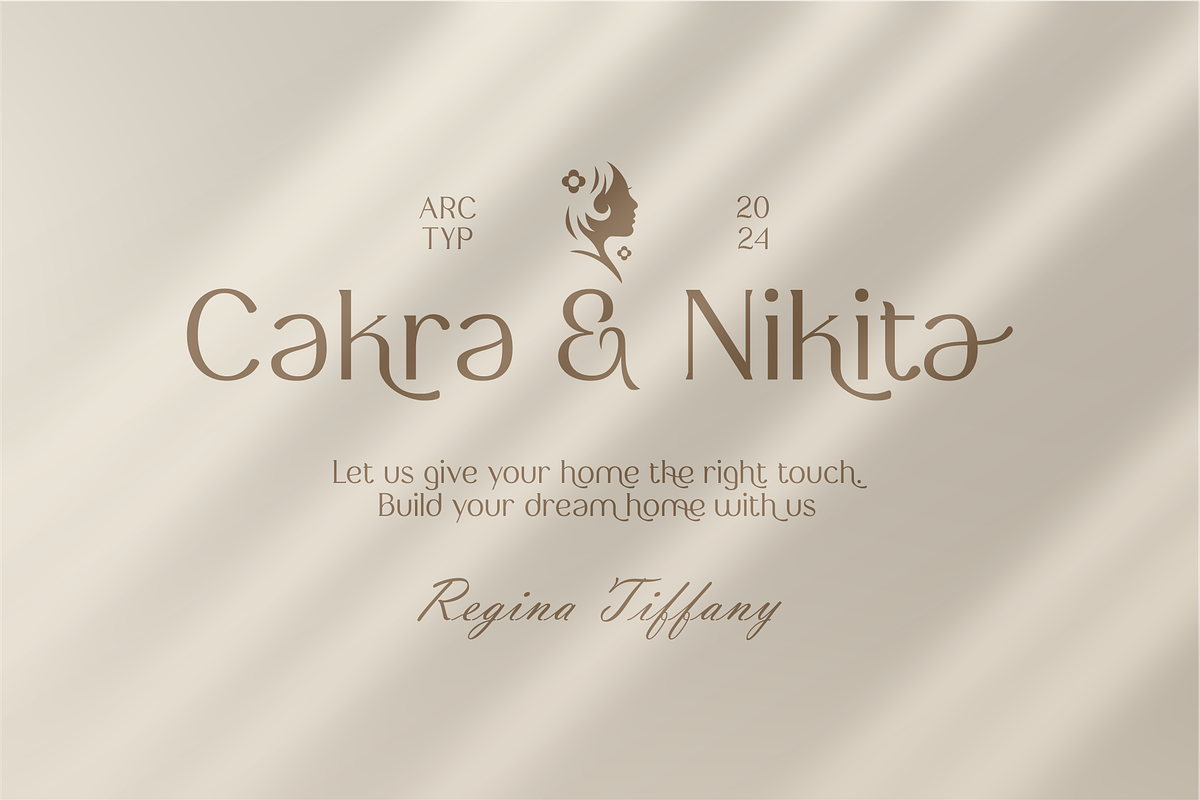Regina Tiffany - Serif Typeface, a Serif Font by Artchitype Studio (Photo 4 of 12)