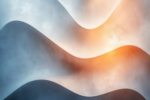 Abstract wavy layers with light and, a Background Photo by Pixeness Studio