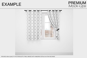 Curtains & Pillows Set