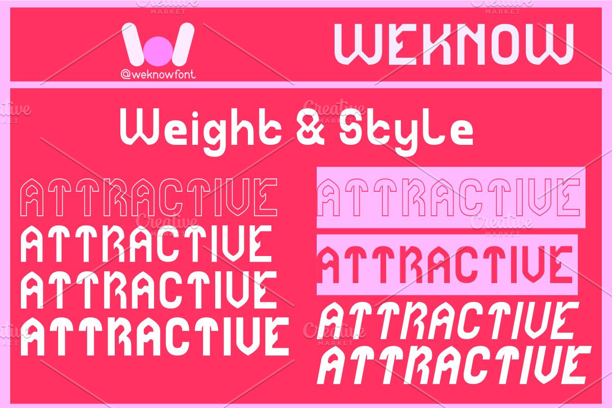 Attractive font, a Font by weknow (Photo 7 of 8)