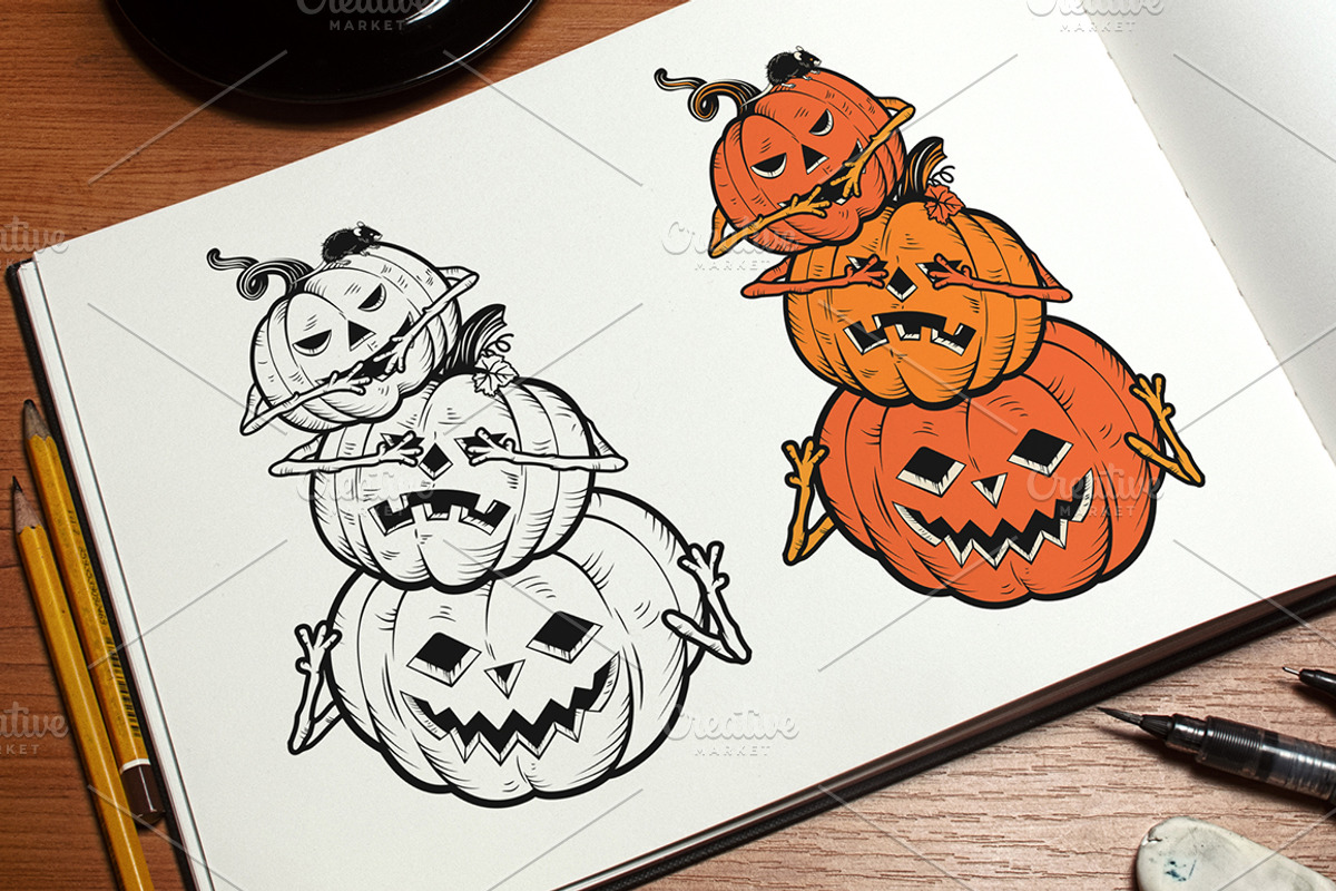 Halloween Collection, a Decorative Illustration by Moloko88 (Photo 5 of 6)