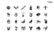 Dark Aesthetic Dithering Bundle, an Object Graphic by pixelbuddha.net (Thumbnail 9 of 22)