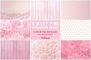 pink background & mockup bundle, a Texture Graphic by PinkJellyfish (Thumbnail 3 of 11)