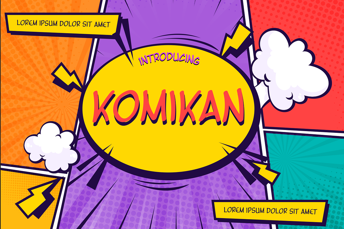 Komikan, a Handwritten Font by portype (Photo 1 of 7)