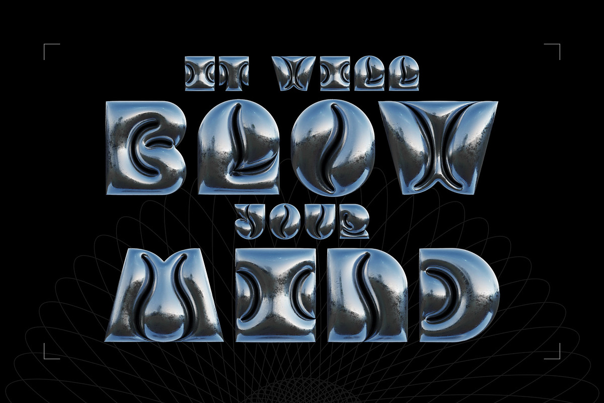Inflated Foil - Color Bitmap Font, a Symbol Font by Gleb Guralnyk (Photo 4 of 4)