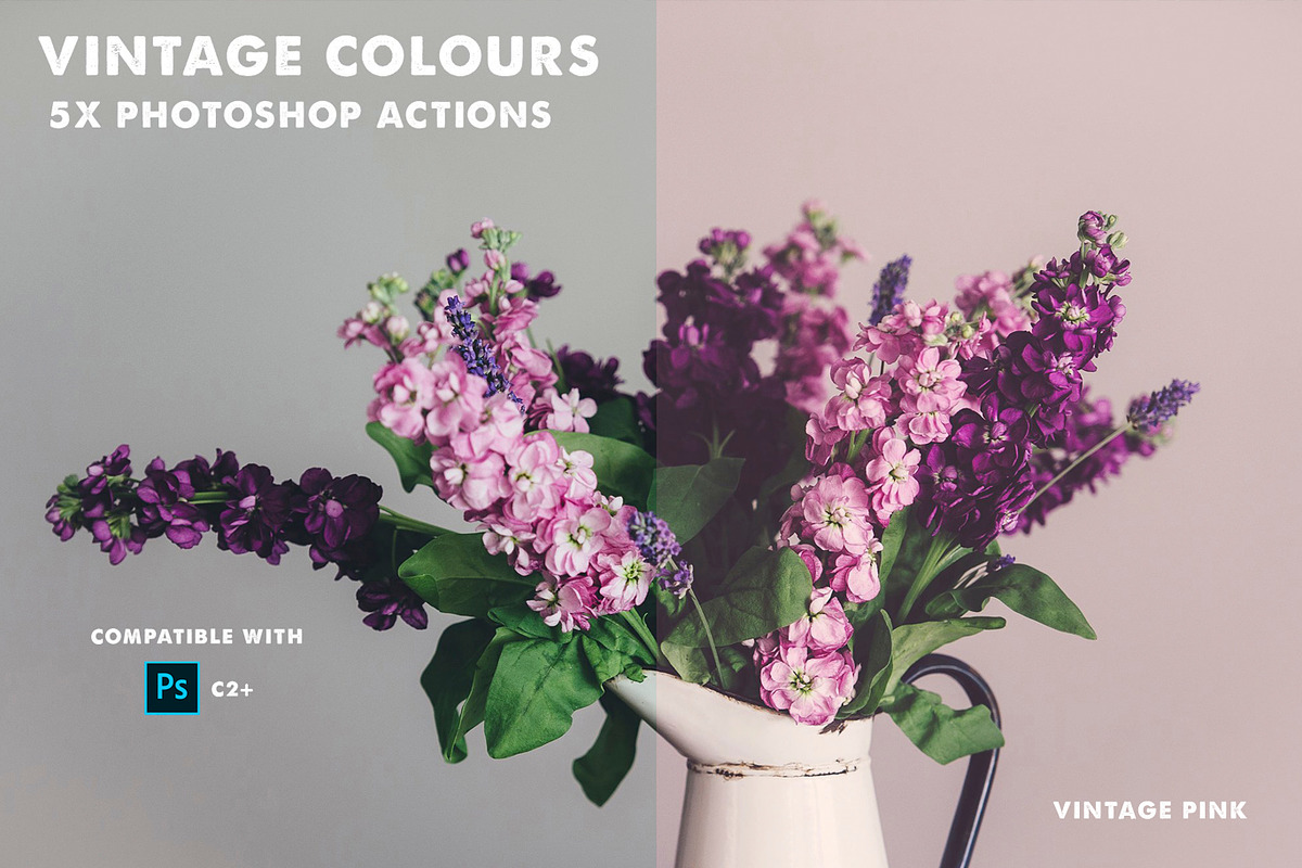 Vintage Colours PS Actions, an Action Add-On by MelanthaGraphics (Photo 1 of 7)