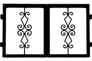 Vintage Scroll Gate Panel Bundle, a Decorative Illustration by Creativeshirt (Thumbnail 7 of 20)