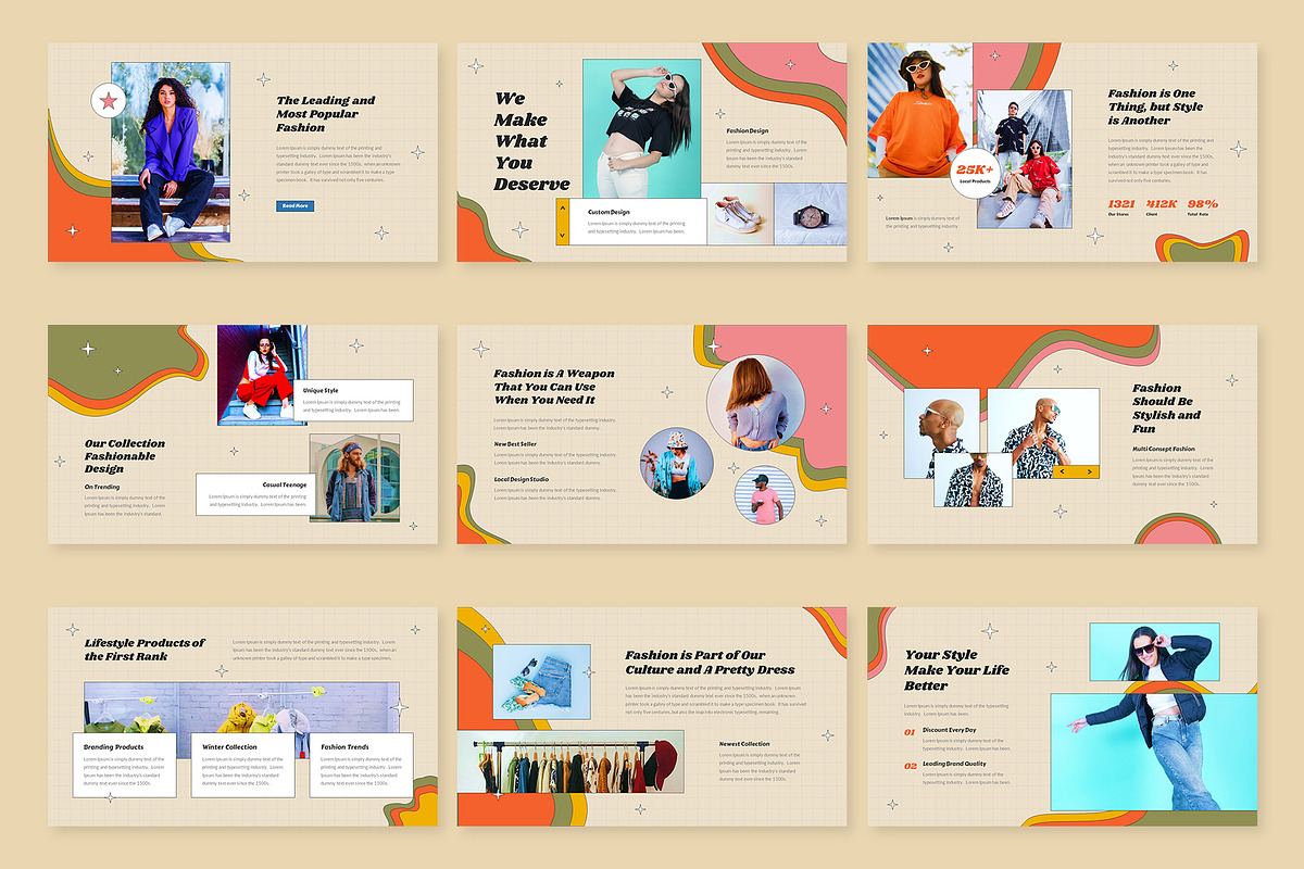 Retro Y2K Google Slides Presentation, a Presentation Template by Premast (Photo 2 of 5)