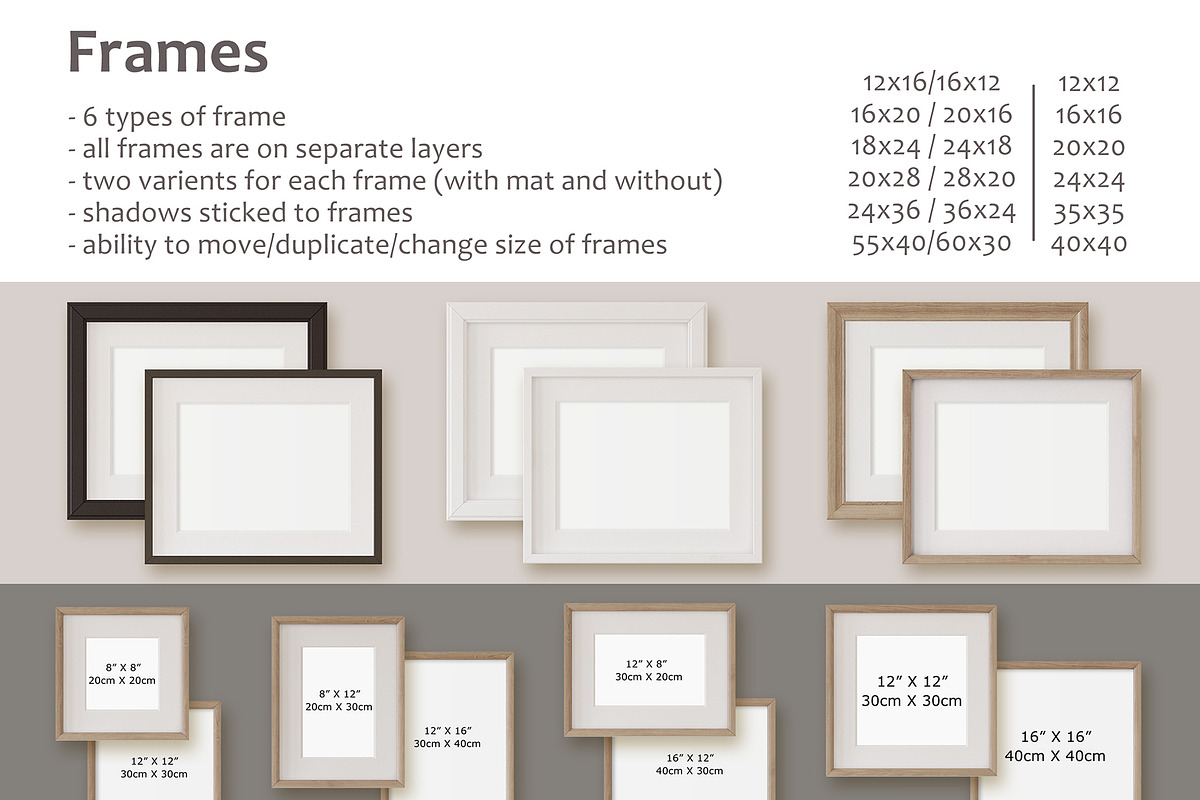 FARMHOUSE ENTRYWAY Wall&Frame Mockup, a Poster Template by MyHomeMockups (Photo 6 of 7)