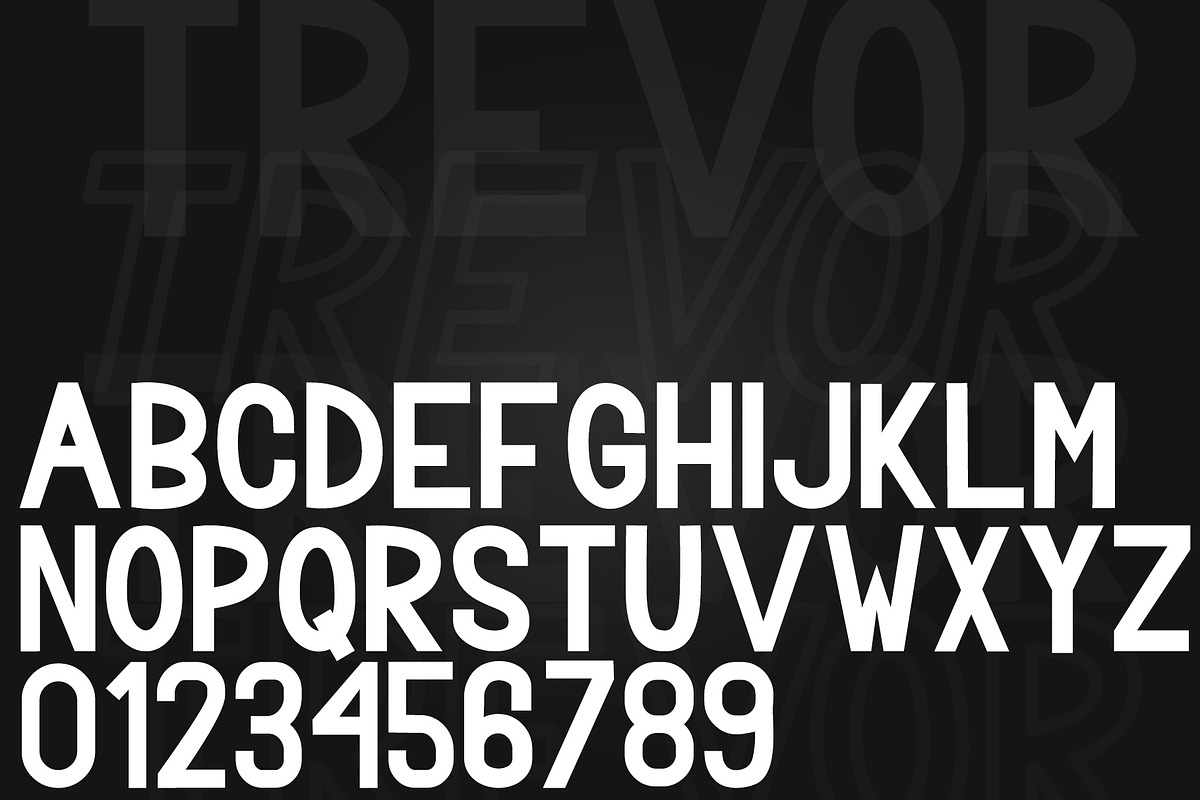 Trevor - Elegant Font Family preview 4