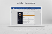 Resume Template 4 Page - Gold, a Resume Template by Aprilea (Thumbnail 5 of 6)