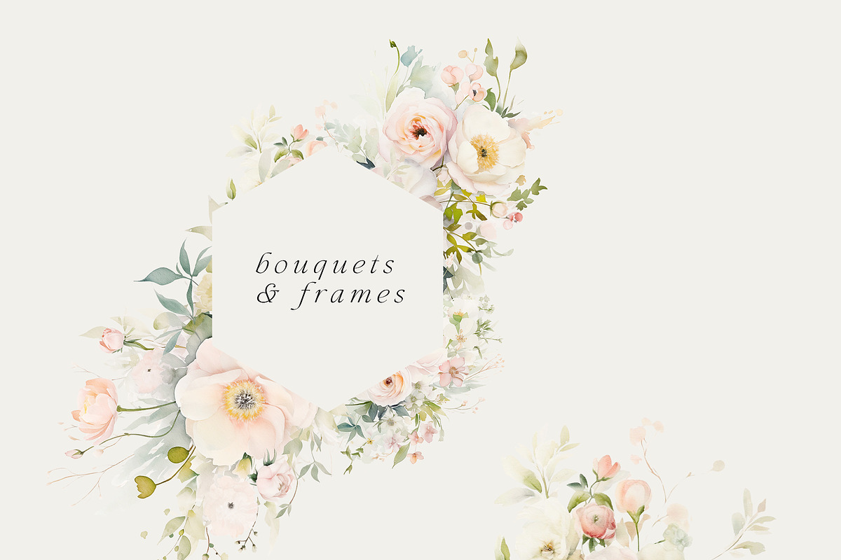 Watercolor Floral Bundle (45 in 1), a Decorative Illustration by Lana Elanor (Photo 64 of 180)
