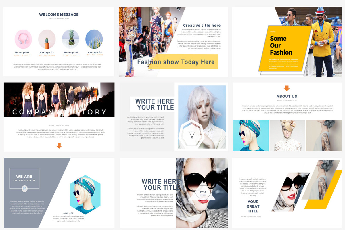 Fashion Today Powerpoint Templates, a Presentation Template by SlideBester (Photo 8 of 15)