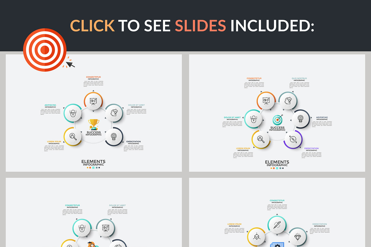 110 Infographic Solutions. Part 1, a Presentation Template by Andrew Kras Design (Photo 8 of 10)