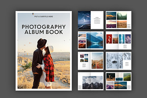 Photography Album Book Layout