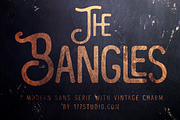 The Bangles - Vintage Sans Serif Fon, a Sans Serif Font by 177Studio (Thumbnail 1 of 10)