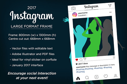 Instagram frame - 2017 interface