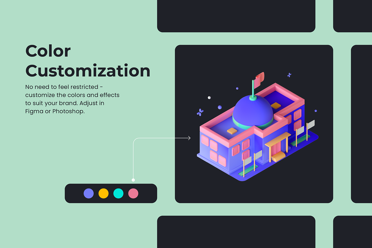Digital Currency 3D Icon Set, a 3D by Flat Icons (Photo 3 of 8)