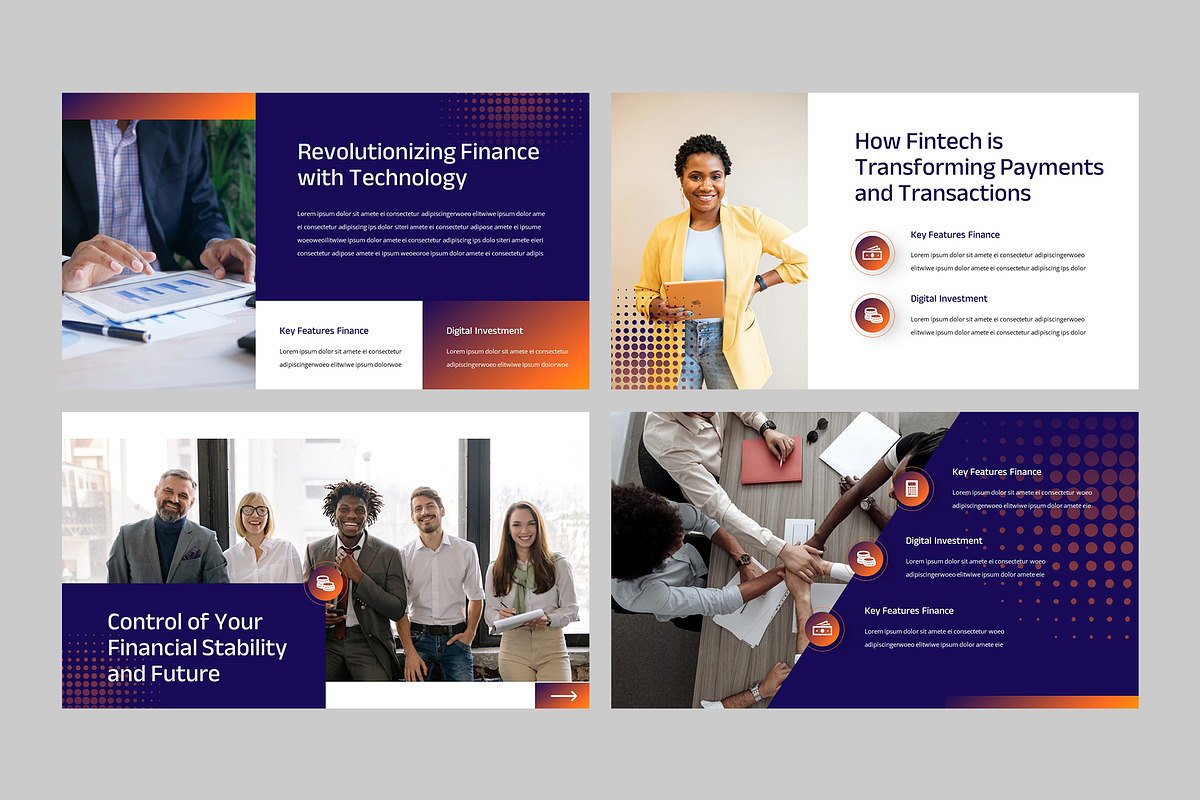 FINVESTA - Finance Technology PPT, a Presentation Template by rgbryand (Photo 3 of 9)