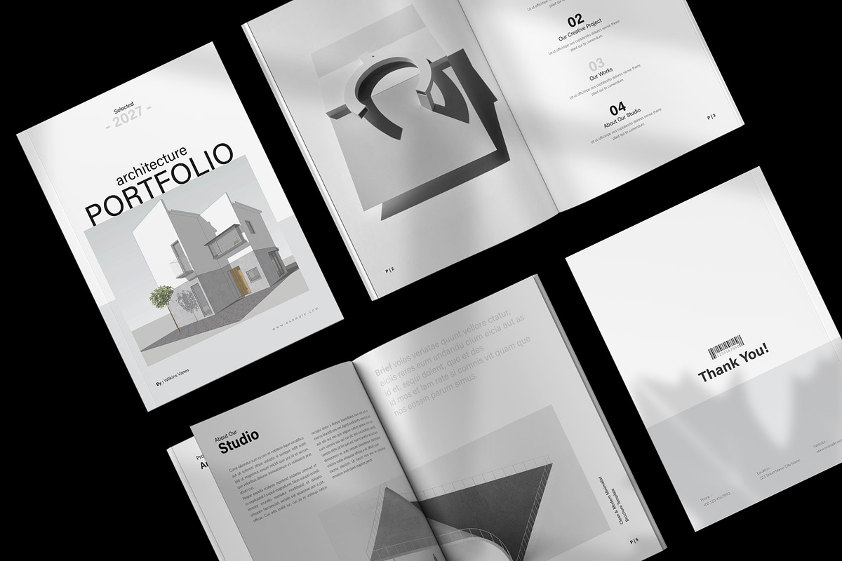 Professional Portfolio Template, a Brochure Template by NorthPeak (Photo 2 of 13)