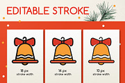 Christmas Line Icons Set + Bonuses, an Outline Icon by Boyko Pictures (Thumbnail 3 of 14)