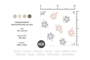 Spring flowers fabric patterns, a Pattern Graphic by vatrushkaprint_store (Thumbnail 2 of 4)