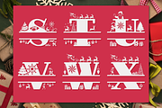 Christmas Monogram Font, a Font by Anastasia Feya (Thumbnail 6 of 8)
